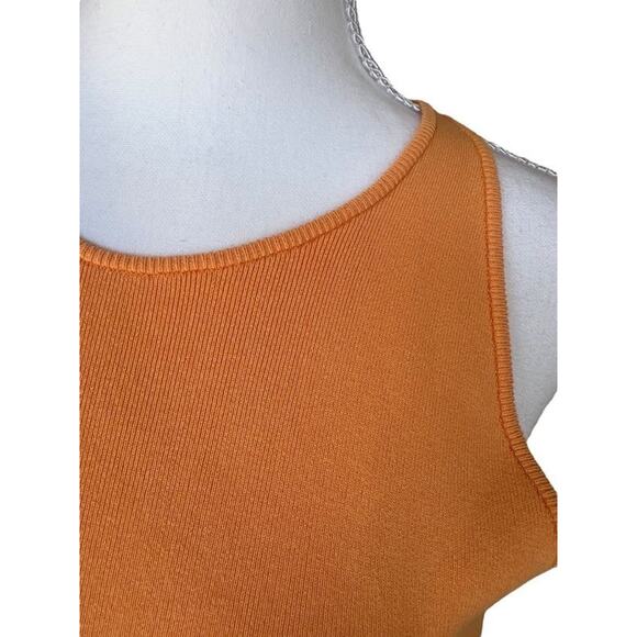 ALC Women's Bodycon Marc Dress Racerback Sleeveless Orange Medium NEW With Tags - Picture 12 of 12